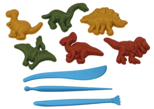 Varázslatos homok dinoszaurusz formák 6 db