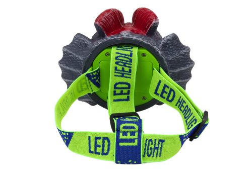Dinoszaurusz fejlámpa zseblámpa állítható fejpánt 3 LED