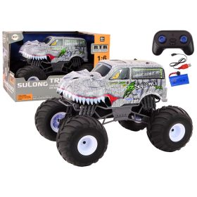   Nagy terepjáró távirányítós autó 2.4G RC 1:6 dinoszaurusz