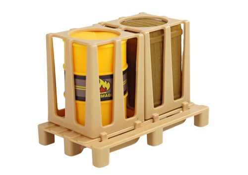 Sárga targonca 1:16 mozgó villák hangjelzéssel világítanak