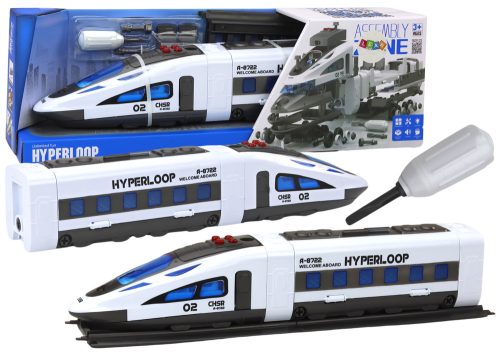 Vonat Vonatesztergálás Csavarhúzó Pályák Fények Hangok