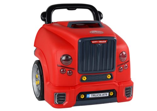 Műhely Motor teherautó szétszerelő barkácskészlet piros