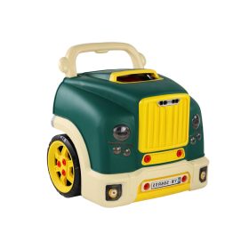   Műhely Motor teherautó szétszerelő barkácskészlet zöld