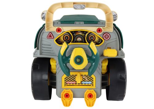 Műhely Motor teherautó szétszerelő barkácskészlet zöld