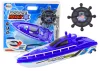 Távirányítós Police Boat RC Blue távirányító 27MHz