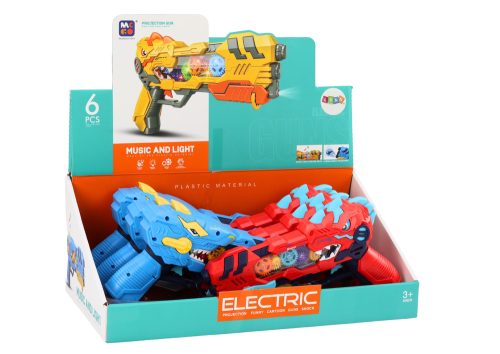 Fegyver projektor dinoszaurusz fények hangzik kék piros