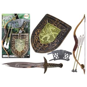 Lovagkészlet Íj Kard Pajzs Lovag jelmez