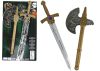 Sword Ax Knight Set Knight Fegyver gyerekeknek