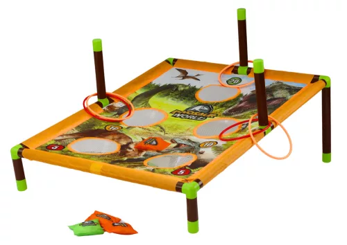 Arcade játéktáska, dobókarika, 2 az 1-ben, dinoszaurusz tábla