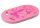 Rózsaszín habszivacs sellő úszódeszka