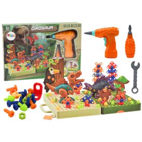   3D Építőipari Puzzle Blocks DIY dinoszauruszok szétszerelő fúró