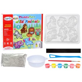 Kreatív barkácskészlet gipszállat mágnesekből