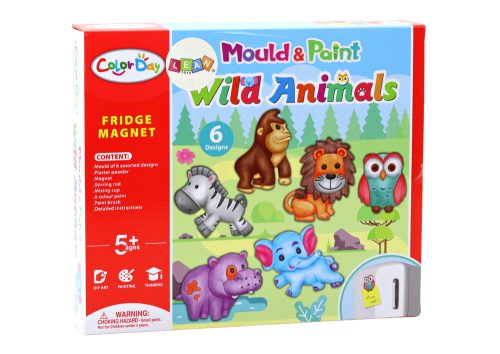 Kreatív barkácskészlet gipszállat mágnesekből