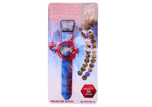 Elektronikus óra dinoszaurusz vetítővel, 24 diával