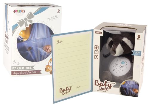 Mackó alvólámpák hangjai Éjszakai és nappali mód Mosómedve