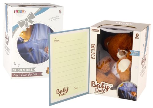 Mackós alvólámpák hangjai Éjszakai és nappali mód Barna