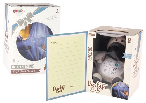 Teddy Bear Sleeping Lights Hangok Éjszakai és nappali módban Kutya