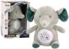 Teddy Bear Elephant Sleeping Melodies Light Star projektor Szürke