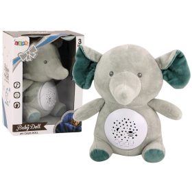   Teddy Bear Elephant Sleeping Melodies Light Star projektor Szürke
