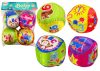 Puha golyók szett Színes oktató csörgő golyók 4 db.