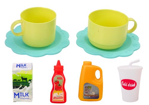 Elektromos turmixgép készlet, gyümölcsök szeleteléshez, fények és hangok