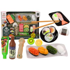   Sushi készlet garnélarák kiegészítők gyerekeknek játék 22 darab.