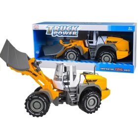   Hatalmas buldózer – építőipari jármű hátsókerék-hajtással