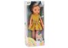 Baba Sárga Ruha Barna Haj Nagy baba 33cm