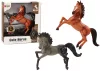 Ló Figura Barna Szürke Ló Álló Stable Farm Aranyos Ló
