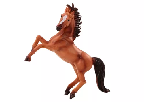 Ló Figura Barna Szürke Ló Álló Stable Farm Aranyos Ló