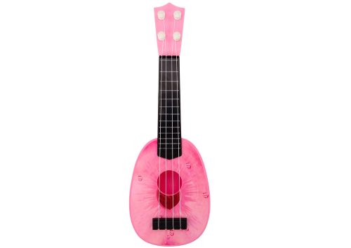 Ukulele gyerekeknek minigitár 4 húros őszibarack témájú gitár rózsaszín, 15″