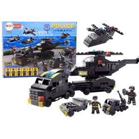   Rendőrségi építőkockák Rendőrségi katonai figurák 343 El. 6 az 1-ben