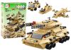 Military Sand Military Tank Block készlet 1000 db