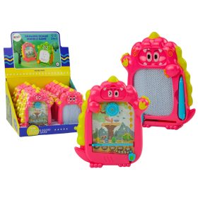 Rajztábla zsebjáték 2 az 1-ben Pink Dinosaur