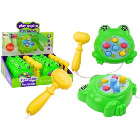   Mini játék Wac Egy Vakond Béka Kalapács Egy Húron, zöld