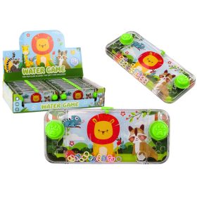 Vízi játékkonzol zöld oroszlánpad kerekekkel