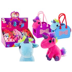 Plüss Unikornis Gumizsákban Színes Sörény 3 Típus