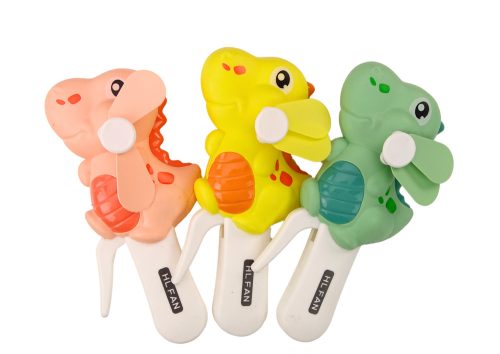 Kézi szélmalom dinoszaurusz mini szélkerék gyerekeknek 3 színben