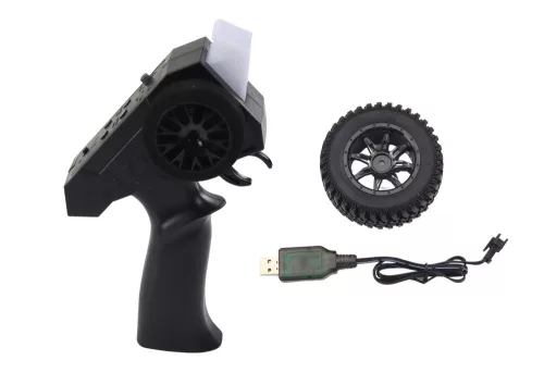 Távirányítós RC 2.4G terepjáró, 4x4 szürke