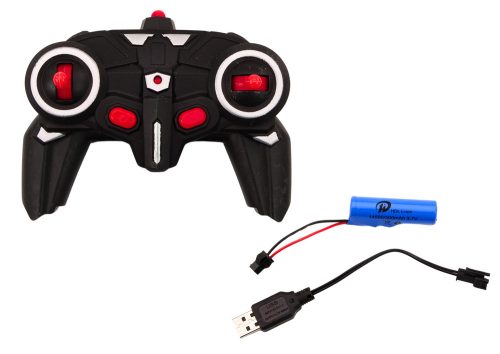 Távirányítós autó 1:18 Drift 360 fényekkel és hangokkal, fekete színben