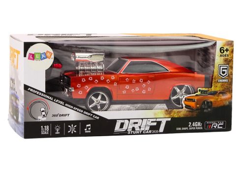 Távirányítós autó 1:18 Drift 360 A lámpák vörösen szólnak