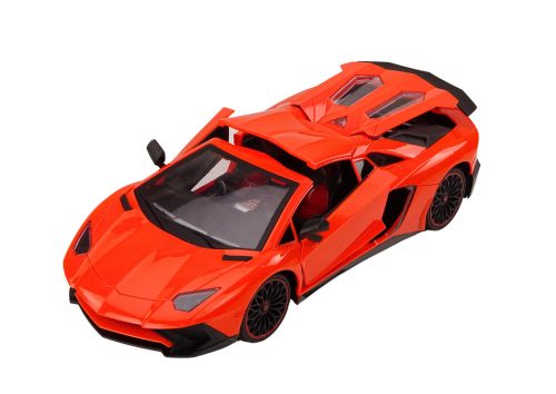 RC sportautó 1:12 nyitható ajtókkal narancssárga