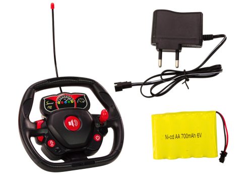 RC sportautó 1:12 nyitható ajtókkal, piros