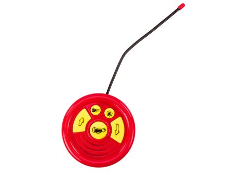 Rajzfilm autós távirányítós lámpák vörösen szólnak