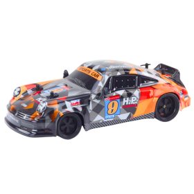   RC távirányítós autó 1:18 gumi kerekekkel, drift narancssárga