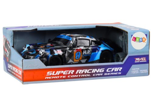 RC távirányítós autó 1:18 gumikerekes drift kék