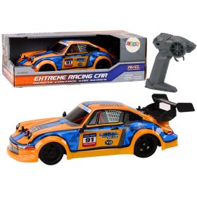   RC távirányítós autó 1:16 gumikerekes drift narancssárga