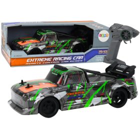   RC távirányítós autó 1:16 gumi drift kerekekkel szürke-zöld
