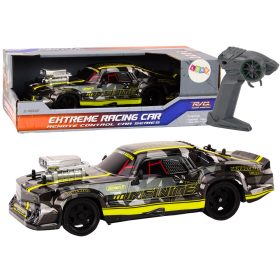 RC távirányítós autó 1:16 gumikerekes drift fekete