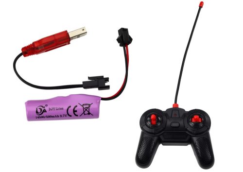 Távirányítós RC versenyző 1:12 piros fényekkel